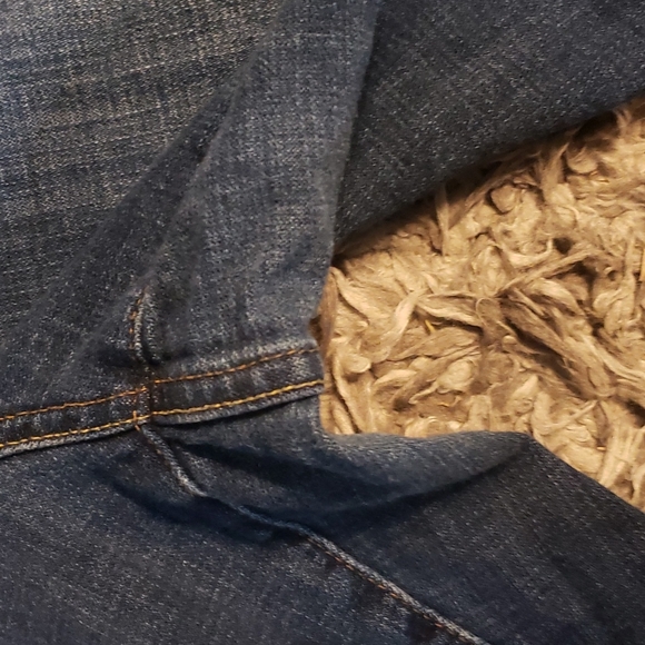 LANE BRYANT DISTRESSED BOYFRIEND JEANS SZ 22 - Picture 5 of 13